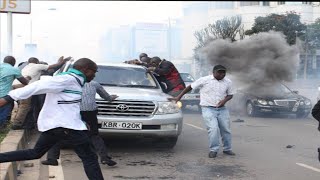DRAMA IN SIAYA AFTER UDA GOONS ATTACKED RAILA ODINGA AND ODM LEADERS IN BURIAL