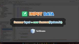 Input Data (Java Netbeans Scanner)