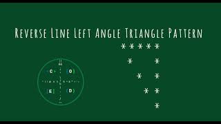 69 Line/Hollow Left Angle Triangle Pattern without any pre-defined method using while loop in Python