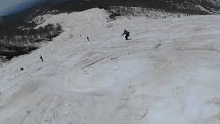 月山 スノーボード コブ20210515_1 snowboard moguls