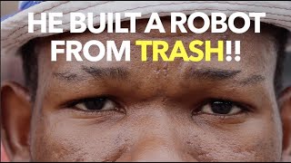 He Built A Robot From Trash!!