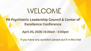 PPLC - COE conference (4/20/26) part 2