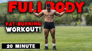 20 MINUTE FULL BODY WORKOUT (NO EQUIPMENT) | BURN 300+ CALORIES | #2