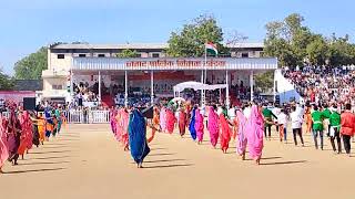 Khandwa stadium Aadivasi dance  2024 Ganatantra Divas Sukhram kasde_...........z