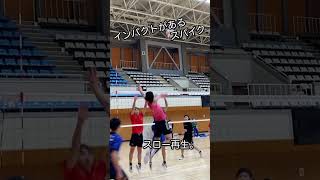 インパクト！！ #バレーボール #volleyball #ジャンプ力