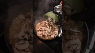 would you eat this? Chicken Mushroom Pasta #shorts