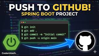 2. Initialize, Commit & Push Your Spring Boot Project to GitHub | Git Branch & Remote Setup Tutorial