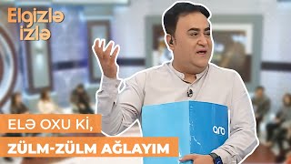 Elgizlə izlə | Elgiz Əkbər | Toyda bir kişi mənə pul verib dedi ki, ana muğamı oxu