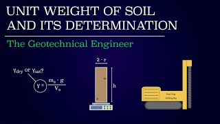 Unit Weight of Soil and Its Determination