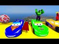 GTA V New Stunt Race For Car Racing Challenge By Spiderman With Super Cars, Boats, Bikes, Aircraft