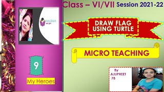|| 1 || Python Turtle || Draw Indian Flag Using Python Turtle ||