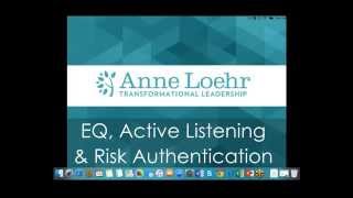 INCREASE YOUR EMOTIONAL INTELLIGENCE (EQ) with Anne Loehr