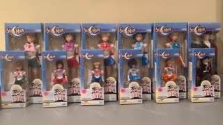 Comparing Vintage 2000 Sailor Moon Irwin Dolls 11.5 and 6 inch