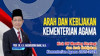 Arahan dan Kebijakan Menteri Agama 2025-2029