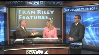 Jim Petersen's Birmingham Rollers Pigeons on KWQC's Fran Riley's Features