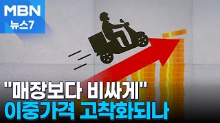 배달 수수료 인상에 \