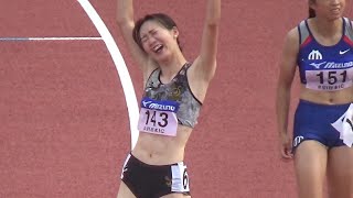 陸上日本インカレ2022 女子100mH決勝 田中きよの 駿河台大学