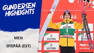 Vinzenz Geiger wins Gundersen duel over Riiber | FIS Nordic Combined World Cup 24-25