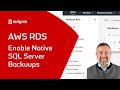 Native SQL Server Backups In AWS RDS
