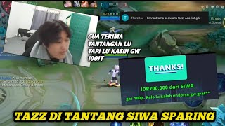 TAZZ DI TANTANG SIWA TOP GLOBAL RANK | MOBILE LEGENDS #mobilelegends