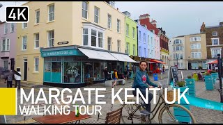 [4K] Margate, Kent UK 2022 | Old Town, Turner Gallery \u0026 Pier walk