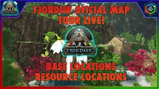 The Best Fjordur OFFICIAL MAP Base Locations and Resources. LIVE FIRST LOOK!