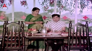 Satyanarayana Comedy Scene || Sree Ranga Neethulu Movie || ANR,Sridevi