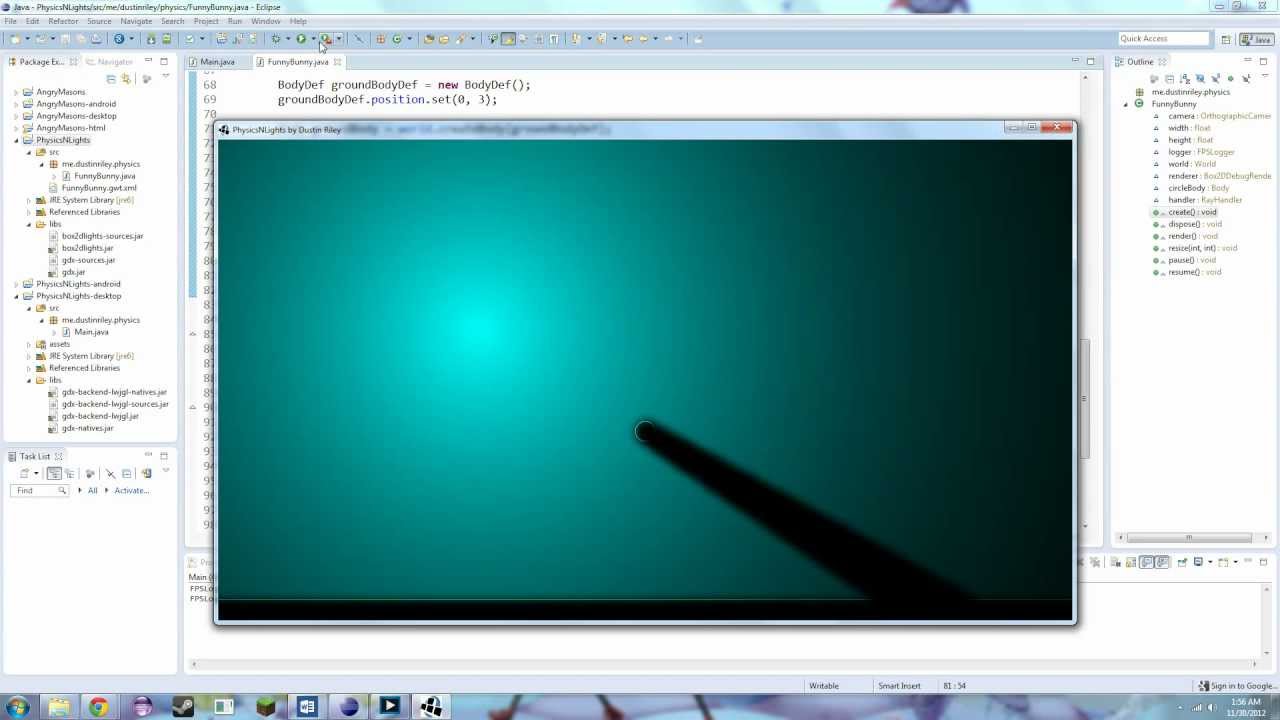 How To Use Box2d Physics And 2d Lighting Youtube
