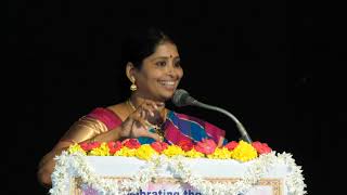 Tribute to Dr Mrs YGP Event - Nityasree's Speech  || POCOFY