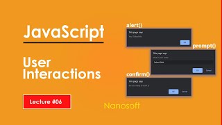 Learn JavaScript | JavaScript Notification Alert Box | Lecture #6 | Nanosoft