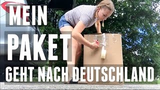 MEIN PAKET GEHT NACH DEUTSCHLAND | VLOG