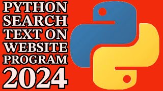 Python Web Scraping Beginners Tutorial: Search Text on Website Project 2024