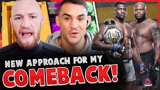 Conor McGregor reveals NEW APPROACH to trilogy w/ Dustin Poirier, UFC TRIES to book Ngannou vs Lewis