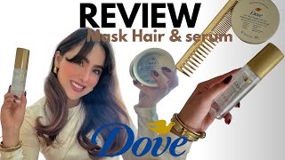 Review Mask hair & serum Dove ✨ #dovehair #review