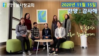 [늘사랑교회 행사] 감사해 / 추수감사절 헌금송 / 2020년 11월 15일 주일예배.