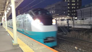 【常磐線】22M 特急 ひたち22号 E657系K17編成グリーンレイク塗装 我孫子駅 通過シーン