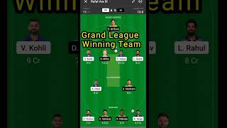 IND vs SA Dream11 | Grand League Winning Team
