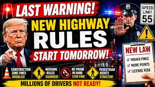 🚨 LAST WARNING: New USA Highway Rules Start TOMORROW — Drivers Risk Instant Fines