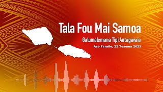 Radio Samoa - News from Samoa (22 DEC 2023)