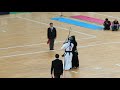 j. jo red vs s. ando white final 17 world kendo championships korea 2018.