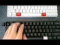 keyboard asmr pok3r vs poker ii cherry mx blue switch sound comparison