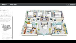 CompTIA A+ 10.1.10 Lab: Configure Network Printing (Silent Walk through)