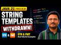 Java 21 String Templates (Preview) | STR, FMT & Real-World Examples