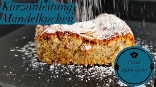 Mallorquinischer Mandelkuchen (ohne Mehl) - Rezepte zum Nachbacken - feines Ohm njom njom