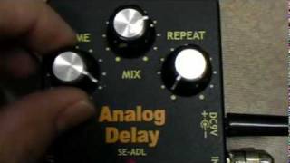 ARTEC ANALOG DELAY EFFECT PEDAL DEMO