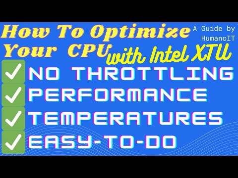 [TUTORIAL] How To Undervolt Your CPU With Intel XTU