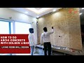 How to do Asian Paints Archi Concrete Design | Asian paints latest wall texture For Living Room