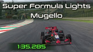 iRacing SFL Super Formula Lights Mugello Q Hotlap 1:35.285 - 2025 Season 1