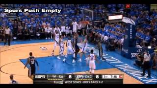 NBA Playoffs - San Antonio Spurs Push Empty