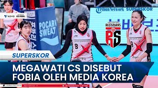 MEGAWATI CS DISEBUT FOBIA OLEH MEDIA KOREA, Uniknya Nasib Red Sparks Lebih Baik dari Juara Bertahan